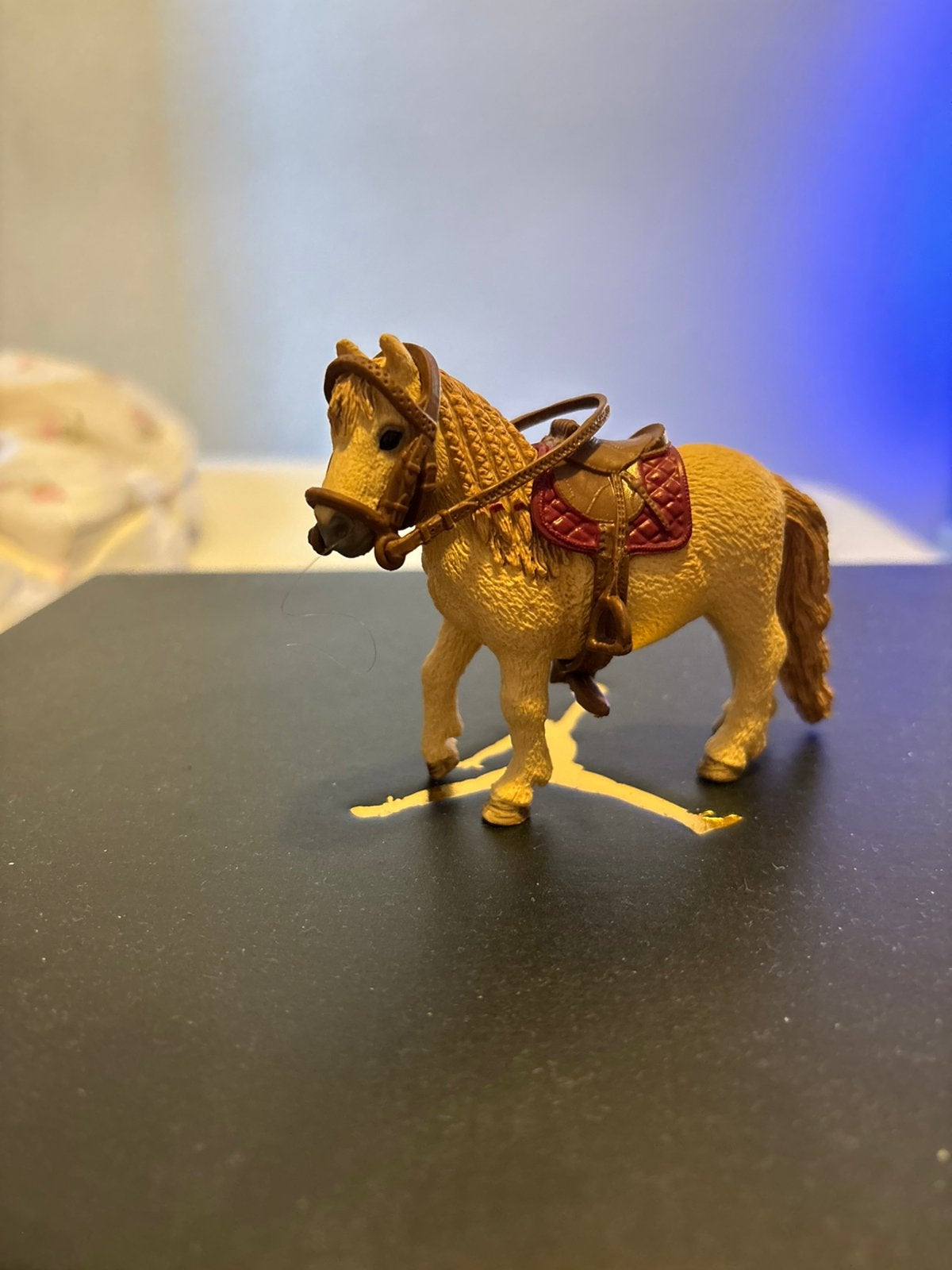 Schleich Shetlander merrie – Limited Edition, Ophalen of Verzenden, Zo goed als nieuw, Paard, Beeldje of Figuurtje