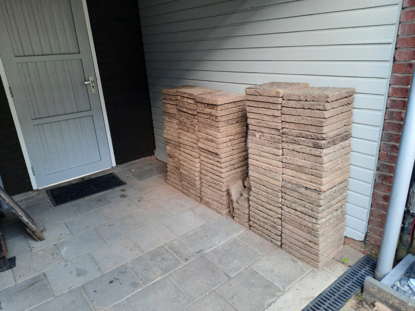 Gratis 30x30 tegels - circa 150 stuks,, Tuin en Terras, Tegels en Klinkers, Ophalen