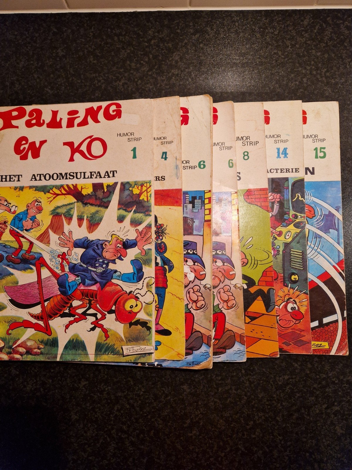 Paling & Ko stripboeken, Meerdere stripboeken, Ophalen of Verzenden, Gelezen, F. Ibañez