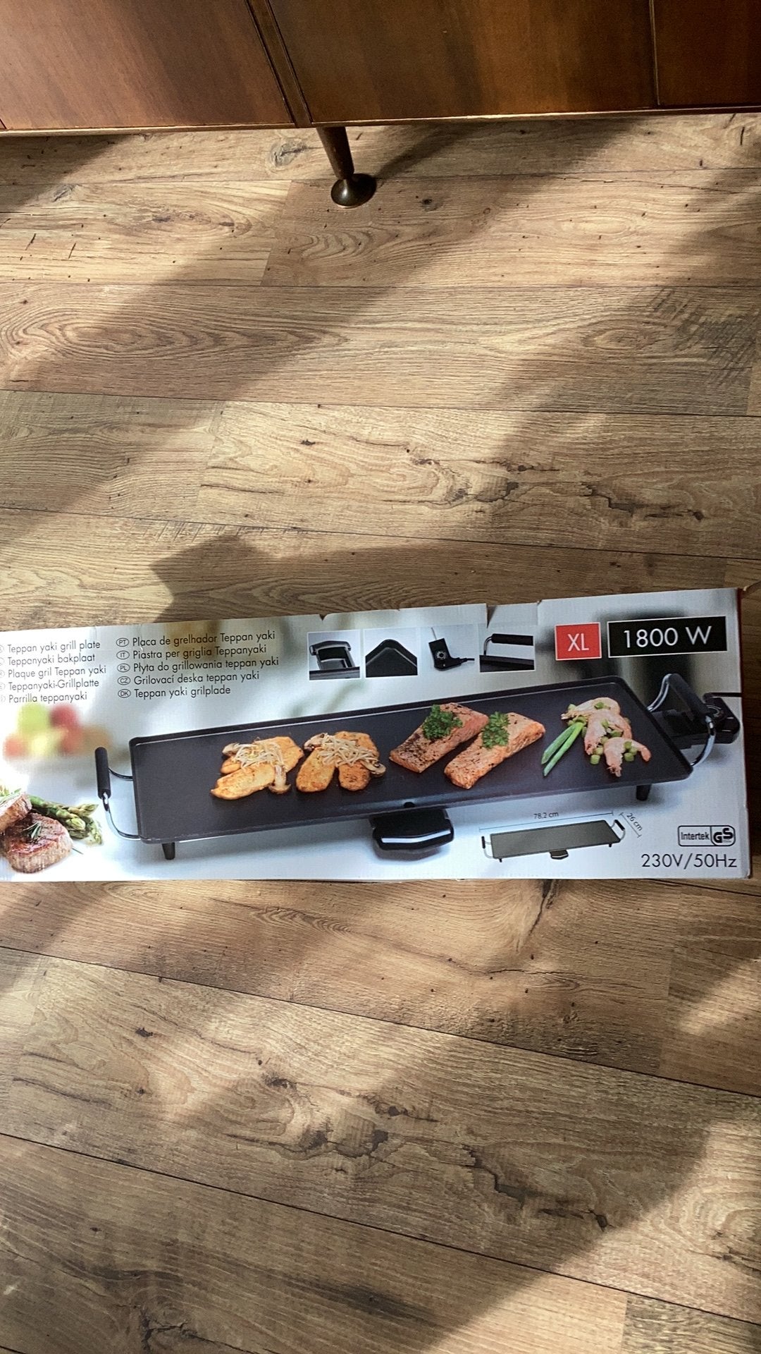 Grill plaat electrisch., Witgoed en Apparatuur, Ophalen, Zo goed als nieuw, 4 t/m 7 personen