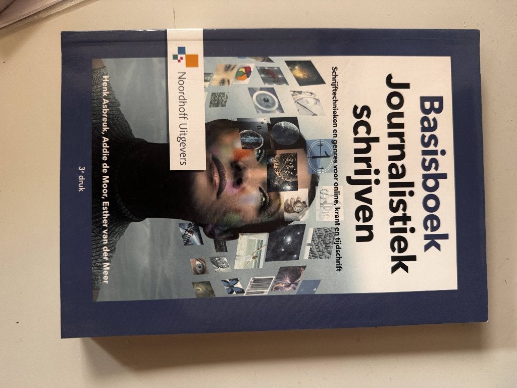 Basisboek Journalistiek schrijven 978900187513810 - 3e druk, Boeken, Ophalen of Verzenden, Alpha, Zo goed als nieuw, HBO