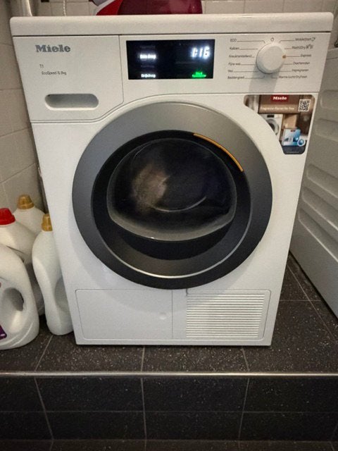 Warmte droger, Ophalen, Zo goed als nieuw, 1200 tot 1600 toeren, 85 tot 90 cm