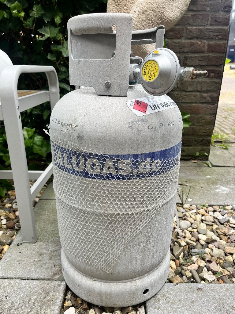 Alugas LPG tank UN 1965, Ophalen, Gebruikt