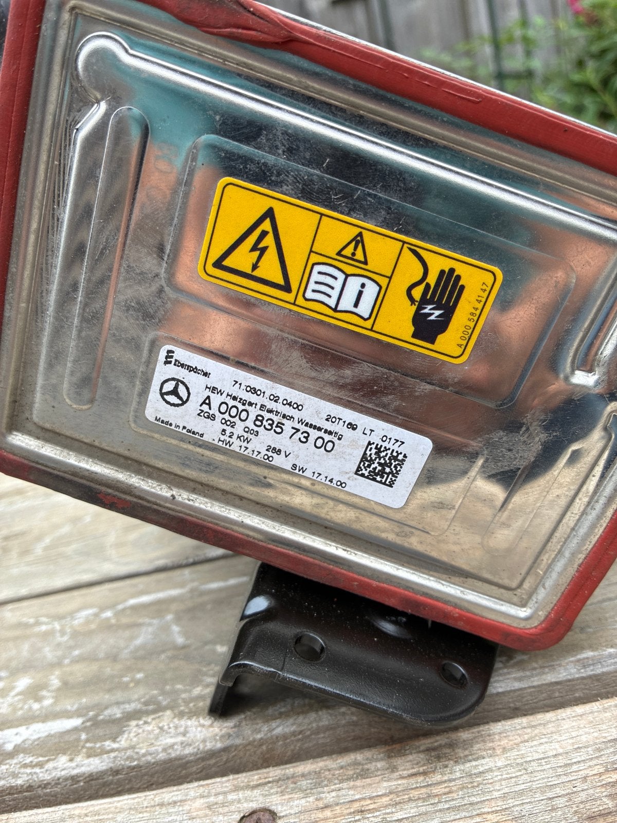 Mercedes Benz PTC Elektrische Waterverwarming A0008357300, Ophalen of Verzenden, Gebruikt, Mercedes-Benz