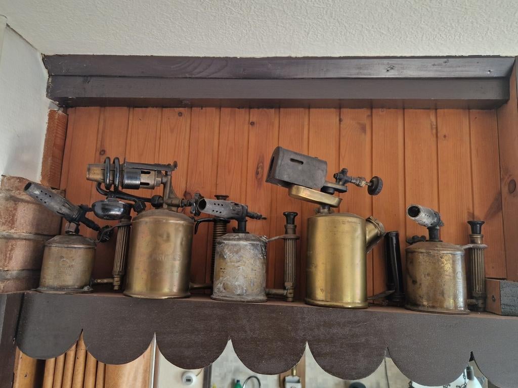 Antieke koperen branders, Antiek en Kunst, Antiek | Koper en Brons, Ophalen of Verzenden