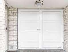 GEZOCHT: Openslaande garagedeuren., Ophalen, Gebruikt, Garagedeur, 120 cm of meer