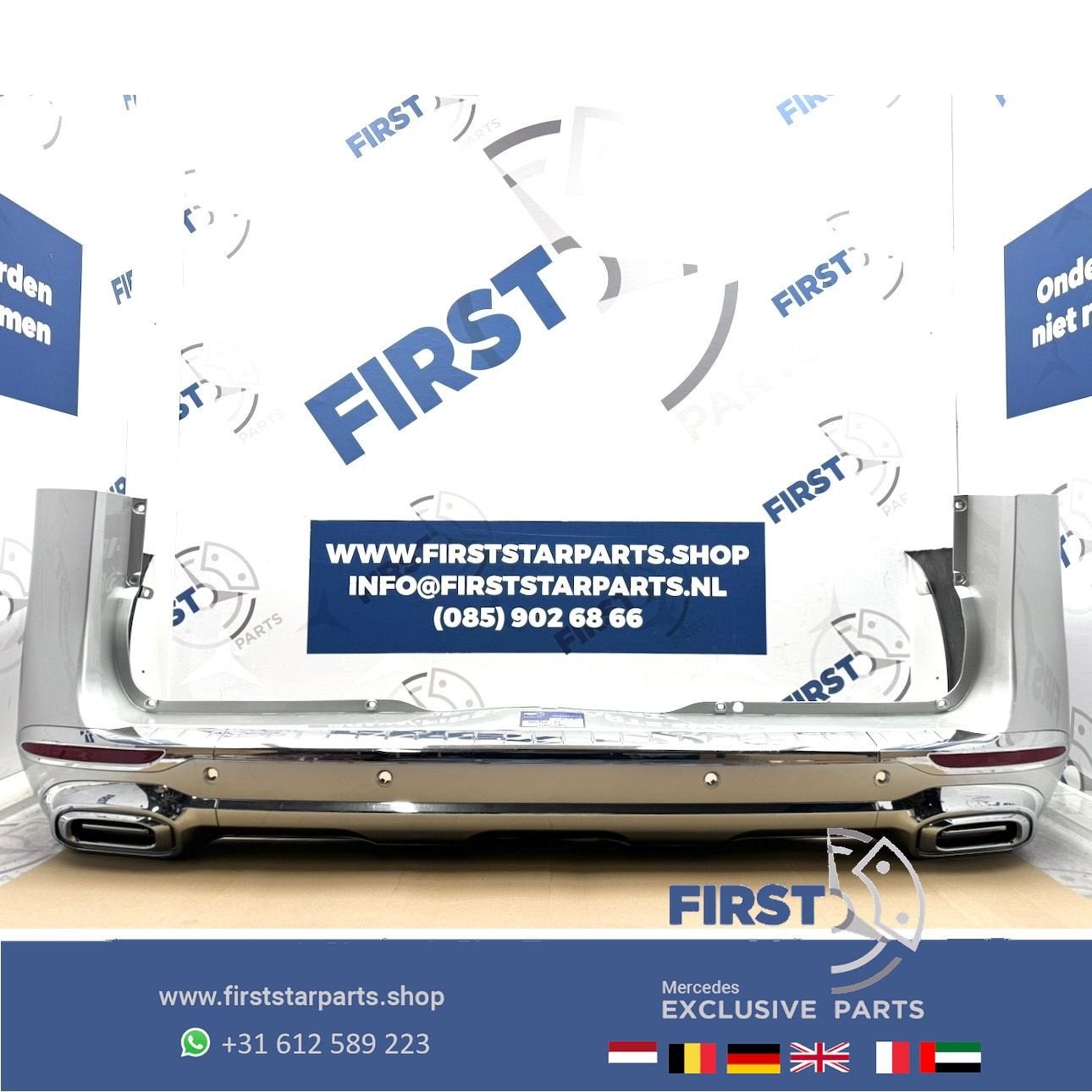 W447 BUMPER V KLASSE FACELIFT ACHTERBUMPER Mercedes VITO ACH, Gebruikt, -, Ophalen of Verzenden, Achter