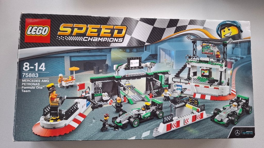 Lego 75883 - Mercedes AMG Petronas Formula One Team COMPLEET, Ophalen, Overige thema's, Lego, Nieuw