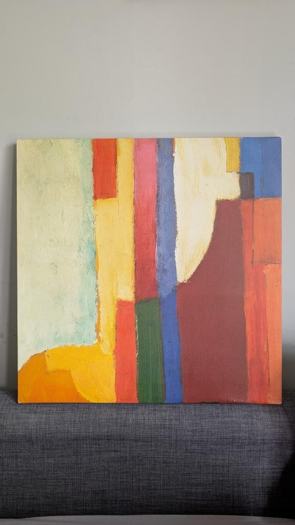Abstract schilderij met kleurrijke vlakken August Macke Ikea, Ophalen