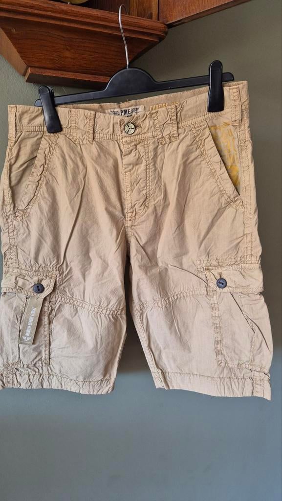PME korte broek camel kleur mt 33 mooie staat, Maat 52/54 (L), Bruin, Ophalen of Verzenden, PME