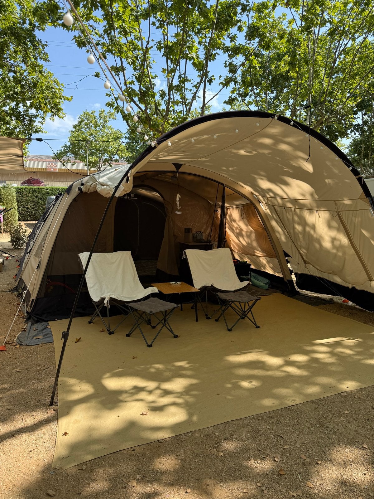 Ruime miami air tunneltent voor 6 pers, Caravans en Kamperen, Ophalen, Zo goed als nieuw, Tot en met 6