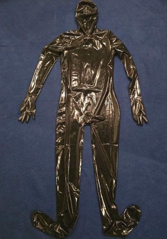 Nieuw Latex Catsuit XL met Masker, Voeten, Handen en Huls, Verzenden, Nieuw
