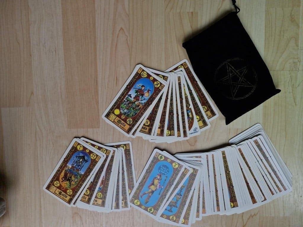 Tarotkaarten Tavlagion - Stairs of Gold, Ophalen of Verzenden, Zo goed als nieuw, Tarot of Kaarten leggen, Overige typen