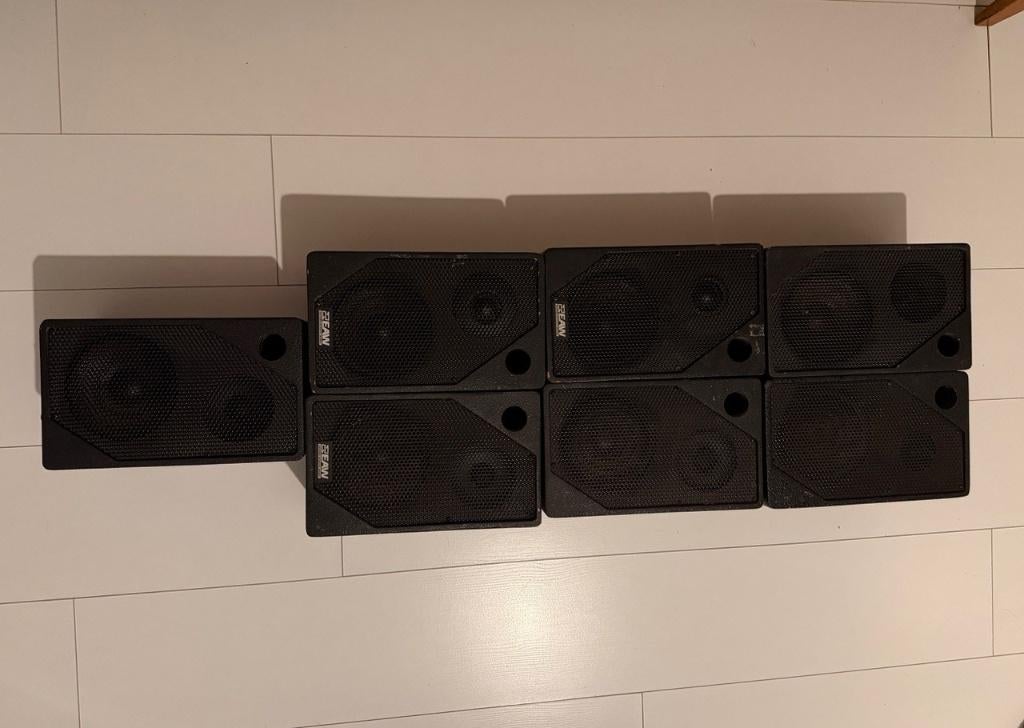 Speaker Systeem: 8 EAW UB-S speakers + EAW 48e subwoofer, Audio, Tv en Foto, Overige merken, Gebruikt, Ophalen of Verzenden, Complete surroundset