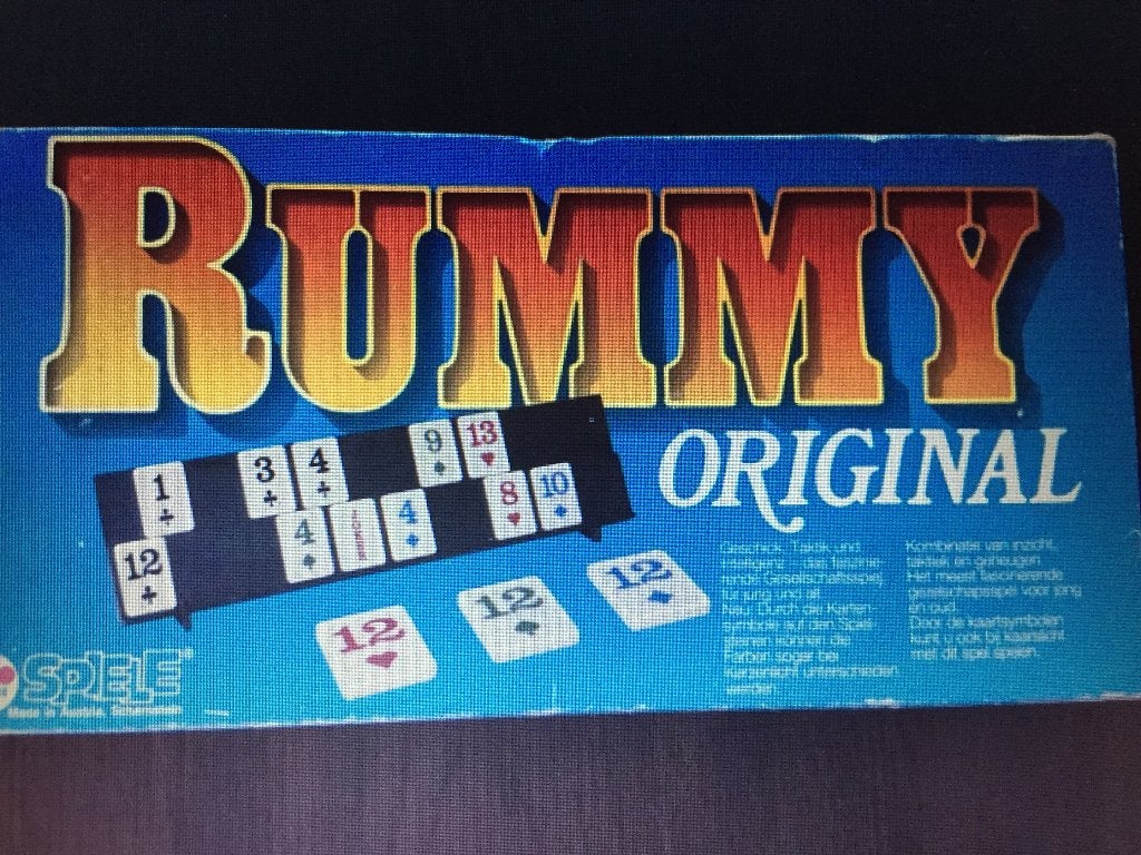 Rummy Original, Hobby en Vrije tijd, Gezelschapsspellen | Bordspellen, Drie of vier spelers, Ophalen, Gebruikt