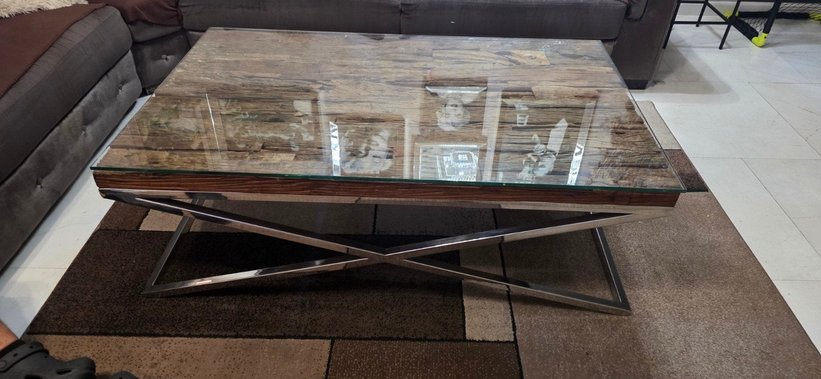 Originele Eric Kuster salontafel – moet z.s.m. weg!, Huis en Inrichting, Tafels | Salontafels, Ophalen of Verzenden, Modern industrieel