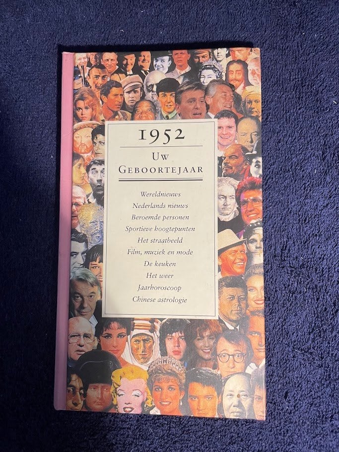 Boek: Uw geboortejaar 1952 – Jeroen Jansen., Boeken, Ophalen of Verzenden, Zo goed als nieuw, Jeroen Jansen en diverse andere auteurs,