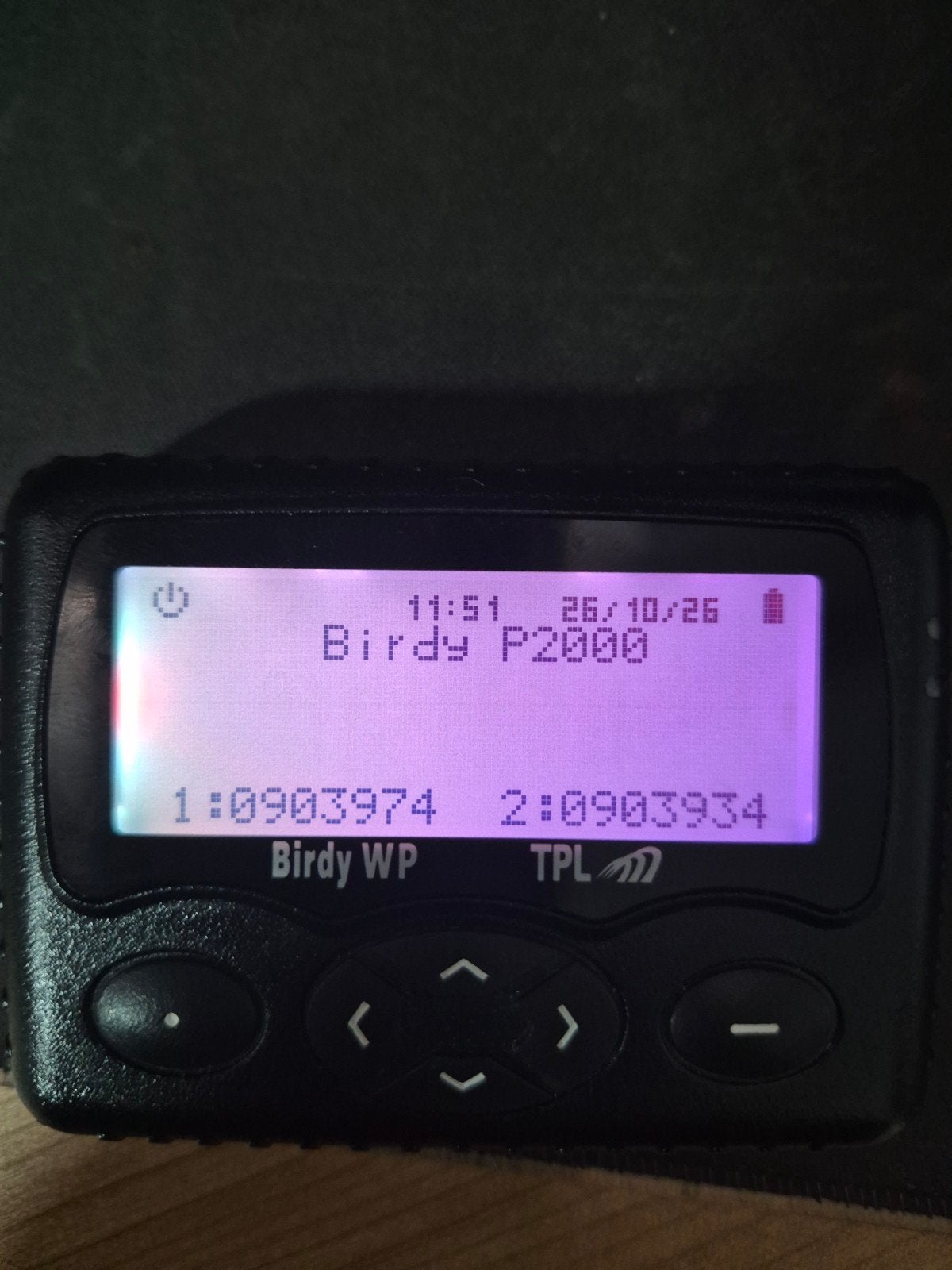 Birdy P2000 pager (BirdyWP r3) - Zo goed als nieuw, Ophalen of Verzenden, Zo goed als nieuw