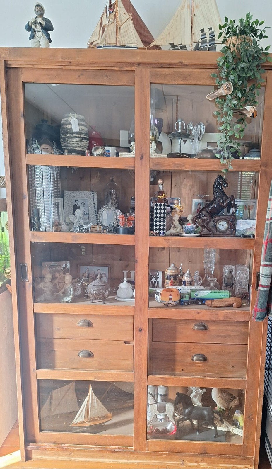 vitrine kast, Ophalen, 50 tot 75 cm, 100 tot 150 cm, 200 cm of meer