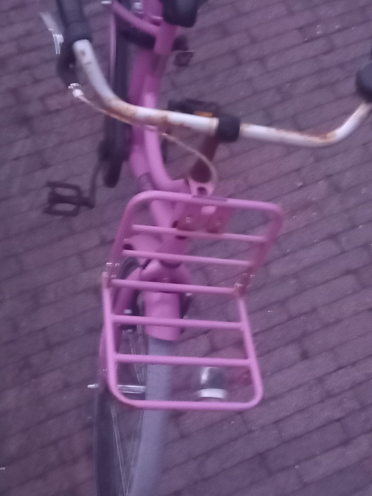 Alpina fiets roze met voor- en achterdrager, Terugtraprem, Alpina, Ophalen of Verzenden, Handrem