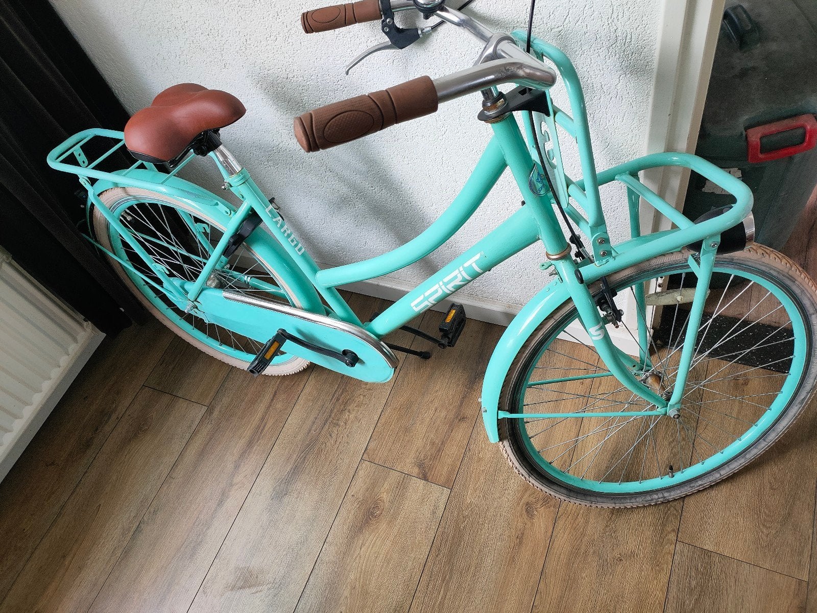 26 inch Spirit Cargo transportfiets, Fietsen en Brommers, Fietsen | Dames | Omafietsen, Ophalen, Terugtraprem, Gebruikt, Spirit Cargo