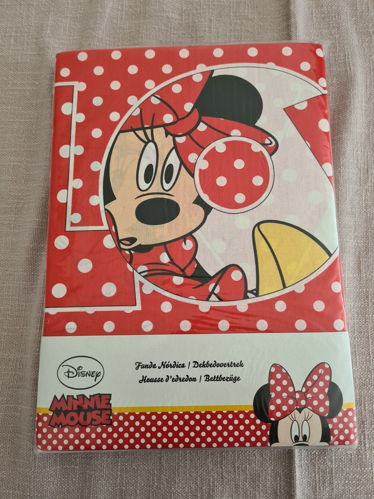 Minnie Mouse dekbedovertrek 140x200 cm, Overige merken, Meisje, Nieuw, Ophalen of Verzenden