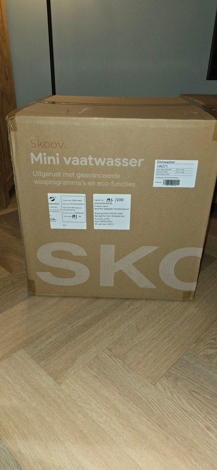 *NIEUW!* De Skoov mini vaatwasser, Eco programma, Minder dan 10 liter, Nieuw, Ophalen of Verzenden