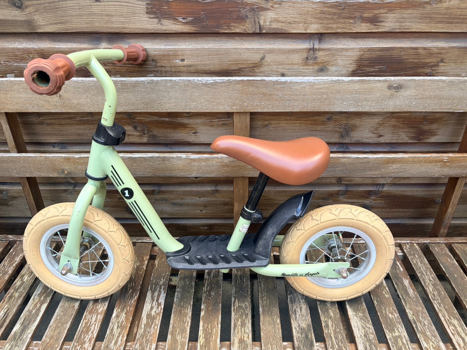 Angels and bandits loopfiets, Kinderen en Baby's, Ophalen, Gebruikt, Loopfiets