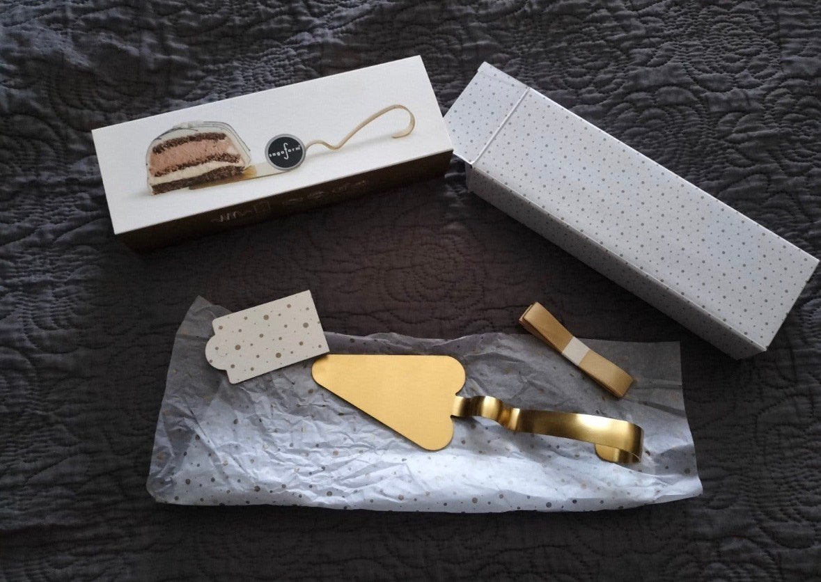 Nieuwe taartschep van het merk sagaform kitchen, Overige typen, Ophalen of Verzenden, Nieuw, Goud