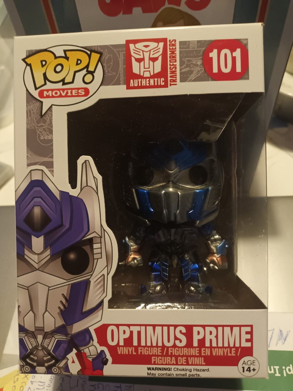 Funko Pop! Movies Transformers Optimus Prime #101 Metallic, Ophalen of Verzenden, Nieuw