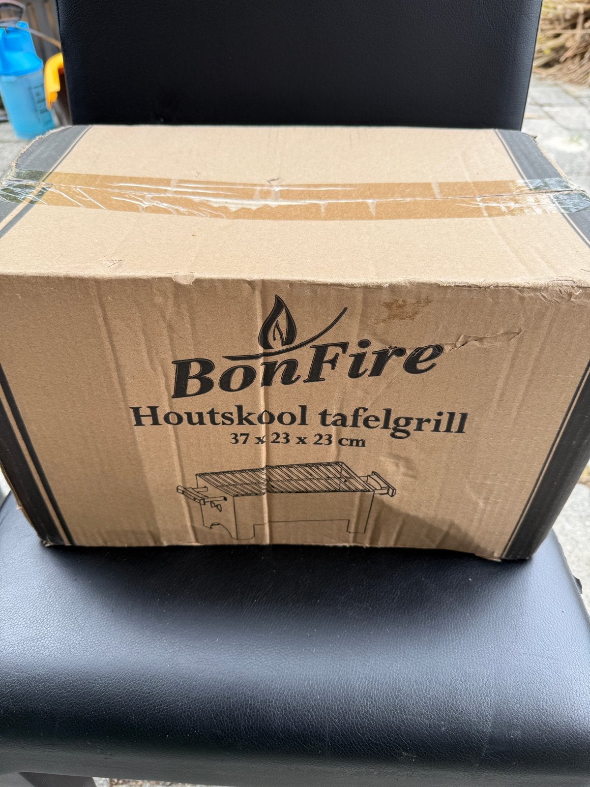 BonFire Houtskool Tafelgrill - Nieuw in doos, Tuin en Terras, Houtskoolbarbecues, Ophalen, Nieuw, Met accessoires