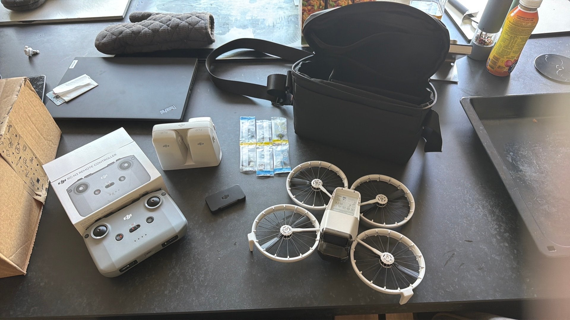 ZGAN DJI FLIP Fly more combo + RC-N3, 3 lipo’s en ND filters, Ophalen, 30 tot 45 minuten, Cameradrone, Zo goed als nieuw