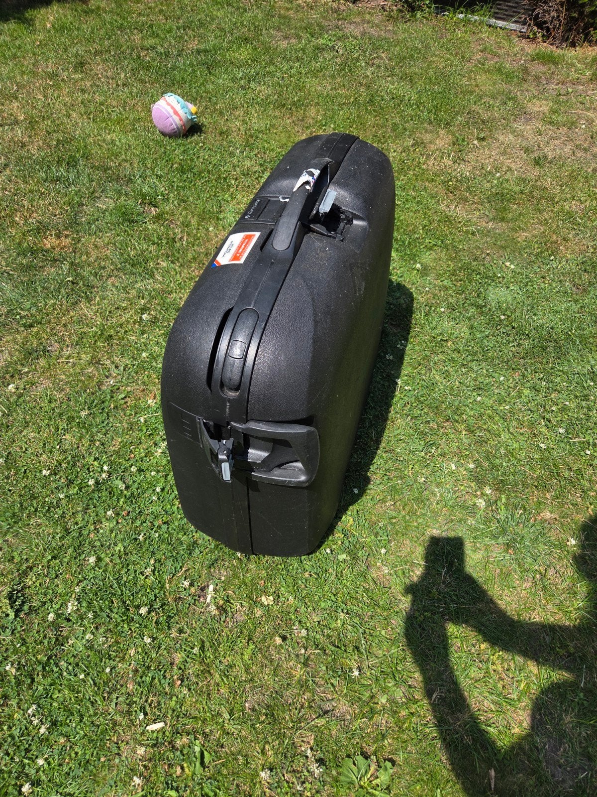 Samsonite jaren 90 hardshell, Ophalen, Gebruikt, Zwart, 80 cm of meer