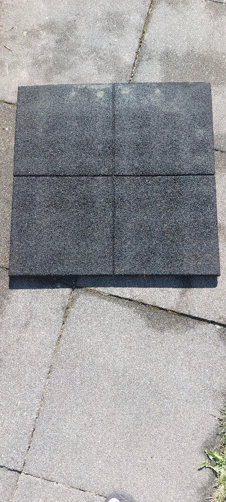 rubberen tegel 60x60 cm, Doe-het-zelf en Verbouw, Tegels, Ophalen, Gebruikt, 60 cm of meer, Overige typen
