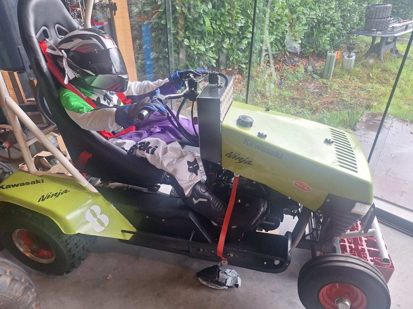 race zitmaaier te koop, Tuin en Terras, Ophalen