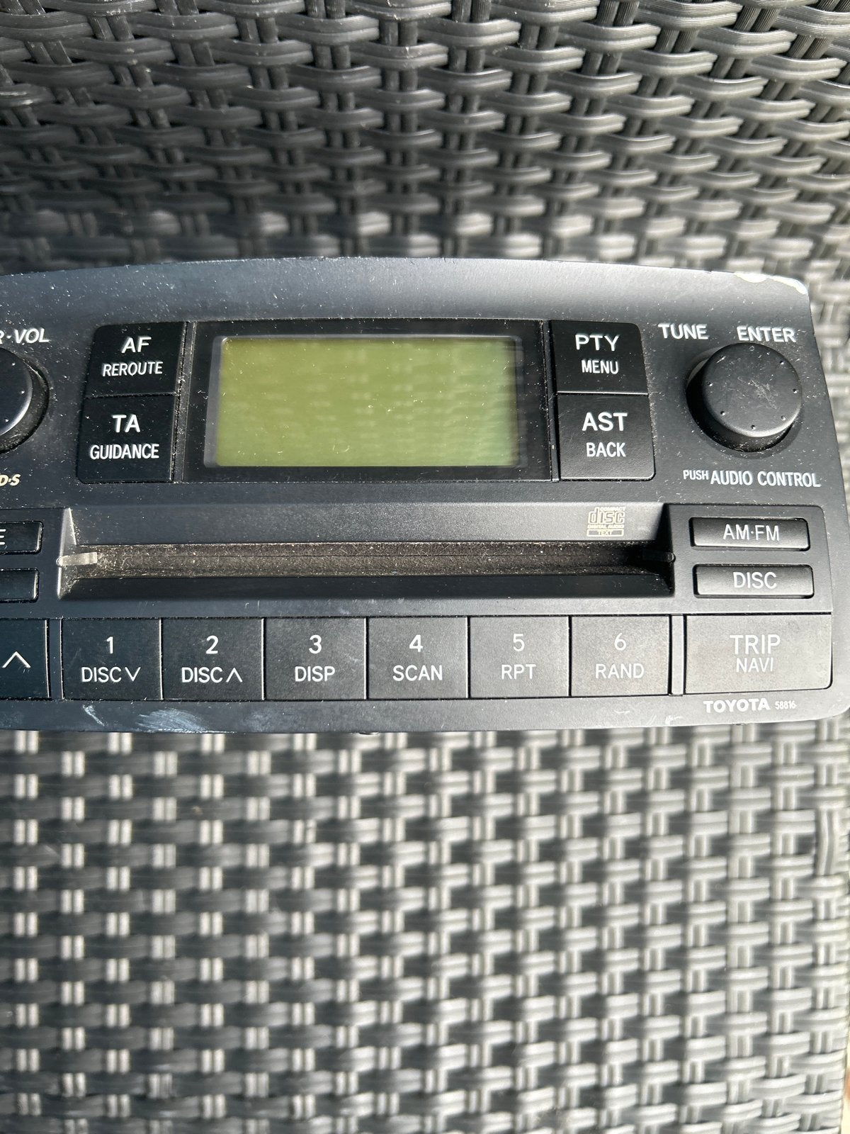 Toyota 86120-12880 CQ-TS7471A Autoradio CD-speler, Ophalen of Verzenden, Gebruikt