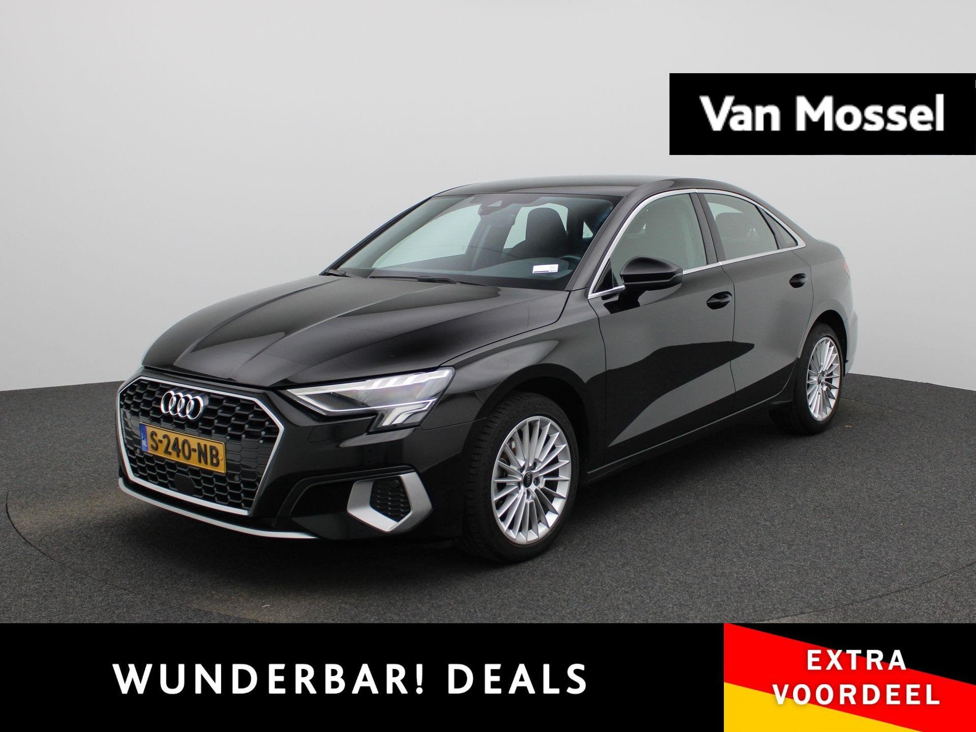 Audi A3 Limousine 30 TFSI Advanced edition 110 PK | Automaat, Auto's, Audi, 12 maanden, Stof, Gebruikt, Zwart