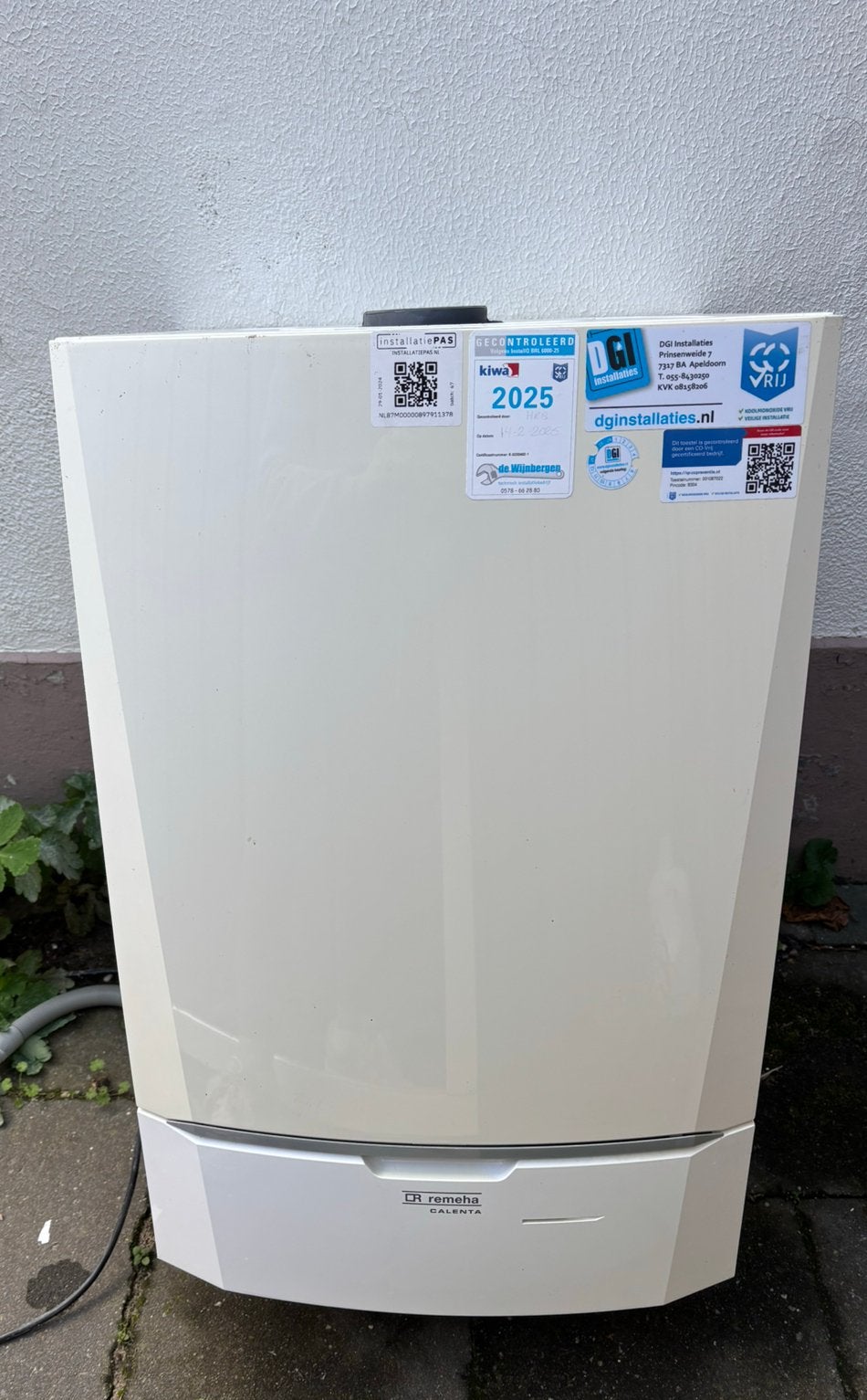 Remeha Calenta 40c HR CV-ketel – 34 kW, Ophalen, 30 tot 80 cm, Cv-ketel of Combi-ketel, Minder dan 60 cm