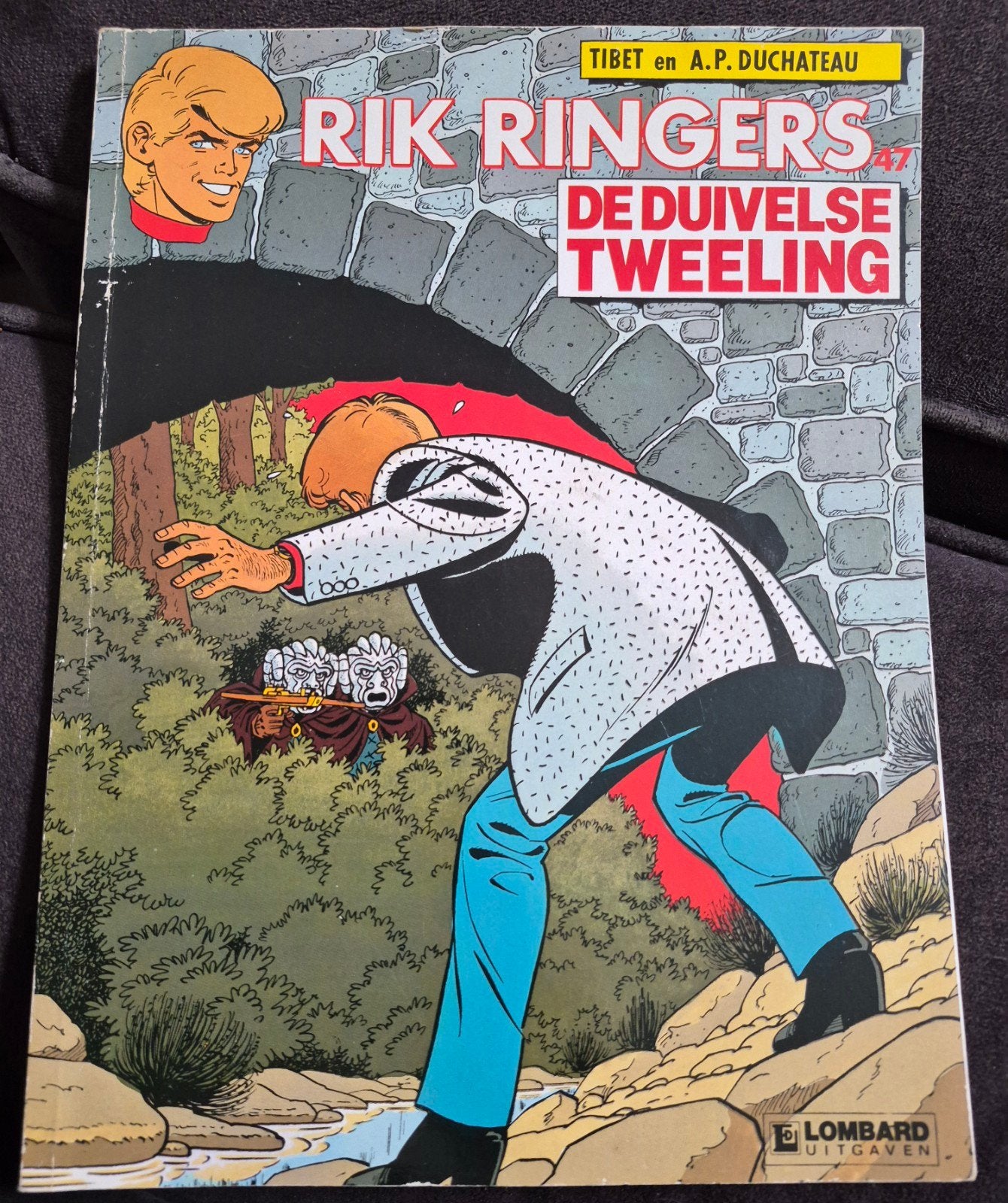 Rik Ringers - De Duivelse Tweeling - 1e druk 1989 nr 47, Boeken, Stripboeken, Eén stripboek, Ophalen of Verzenden, Zo goed als nieuw