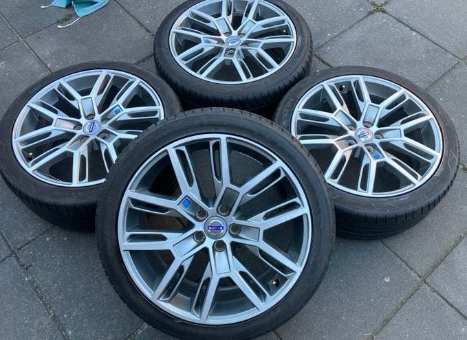 Volvo V70 S60 S70 V90 Polestar 19 inch velgen met banden, Gebruikt, Banden en Velgen, 235 mm, Personenwagen