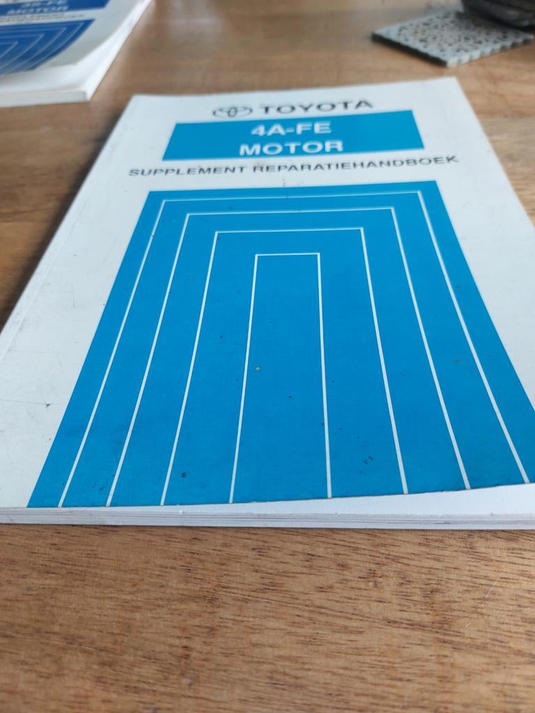 REPARATIEHANDBOEK TOYOTA 4A-FE MOTOR, Ophalen of Verzenden