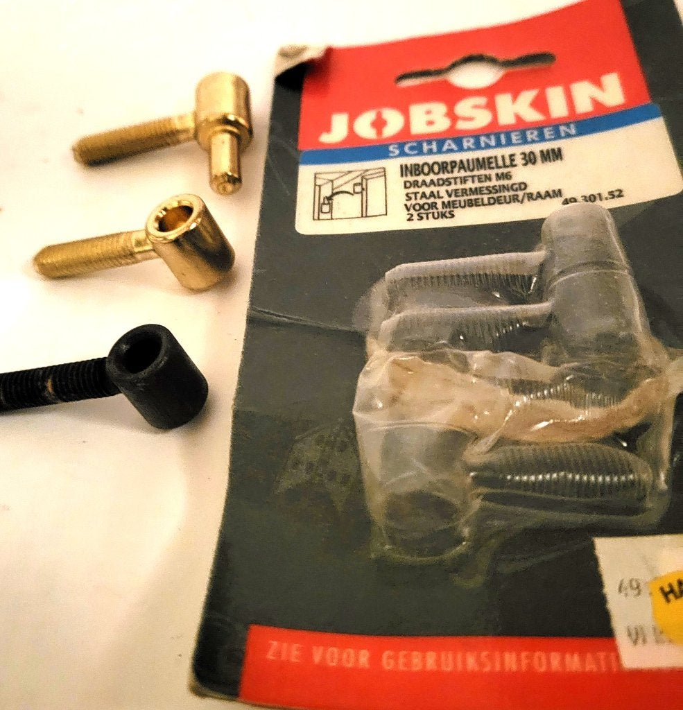 Vintage meubelscharnieren voor deurtjes en nog kast items, Ophalen of Verzenden, Huis en Inrichting