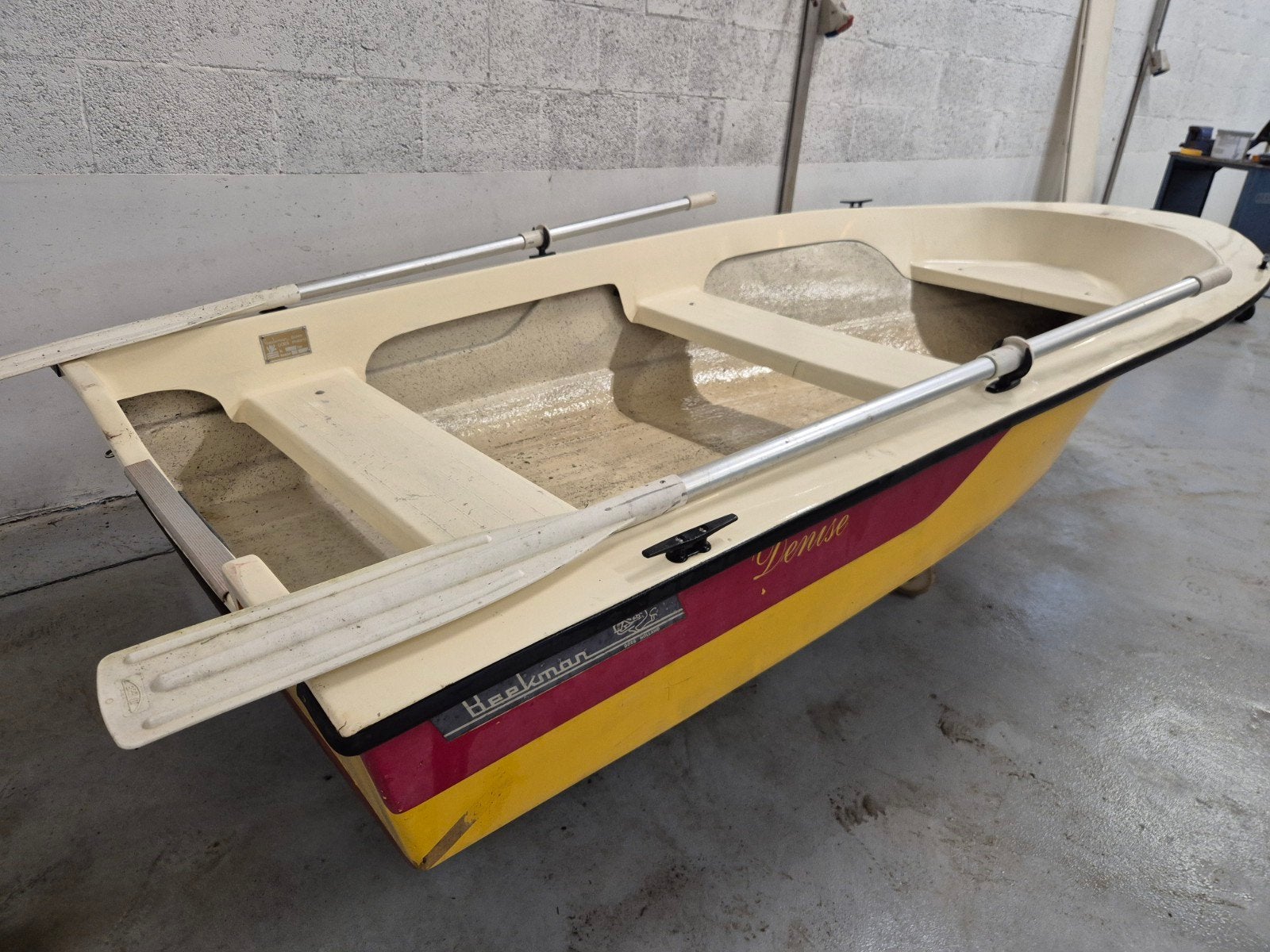 Beekman roeiboot / boot  inclusief roeispanen, Ophalen, Gebruikt