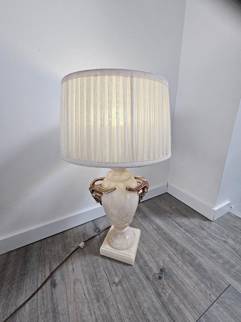 Marmeren tafellamp vintage, Ophalen