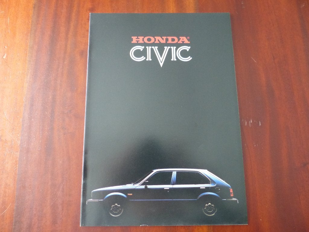 Honda Civic brochure ca. 1982, Verzenden, Zo goed als nieuw, Honda