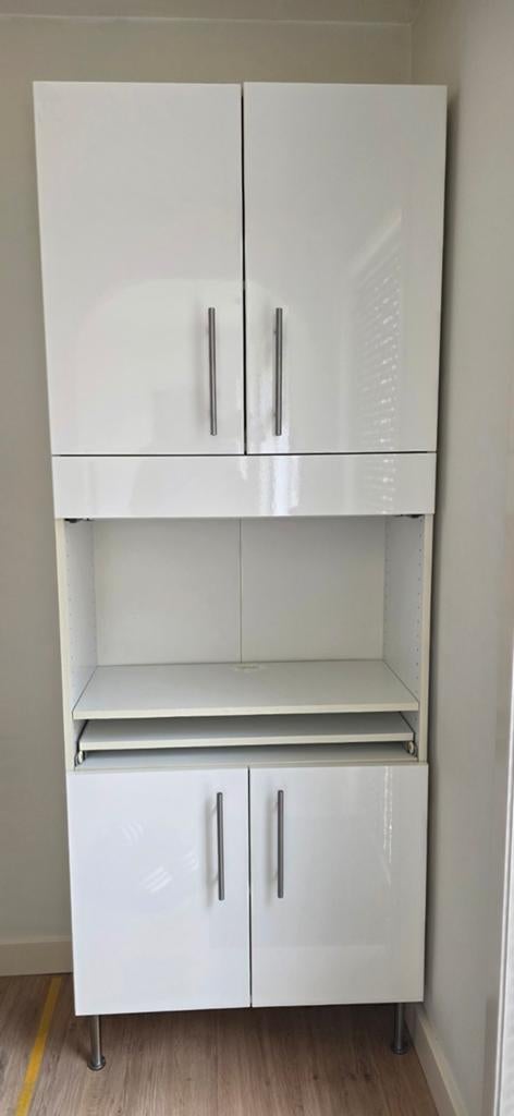 IKEA Keukenkast Hoogglans Wit - Veelzijdige Opbergruimte, Huis en Inrichting, Ophalen of Verzenden