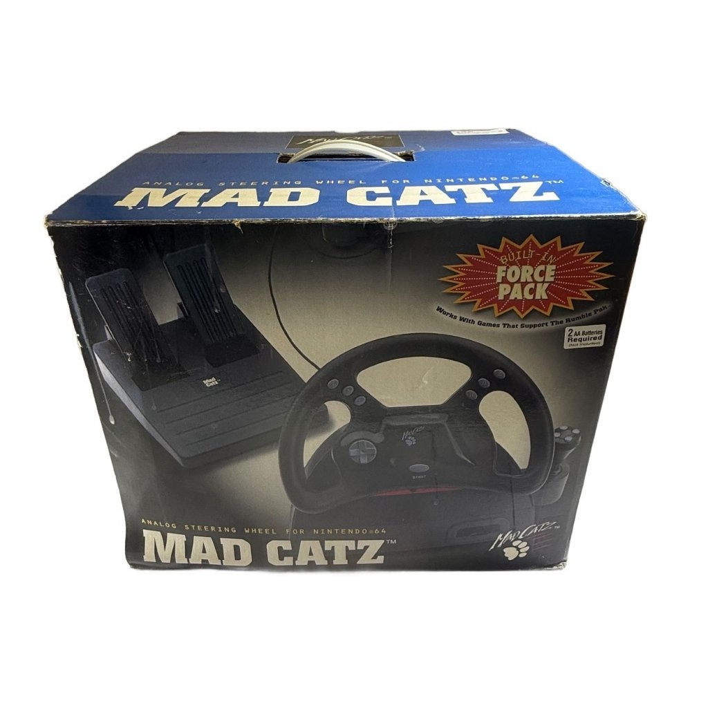 Mad Catz racing stuur met pedalen | nette staat!, Spelcomputers en Games, Playstation, Zo goed als nieuw, Support@playstation.com