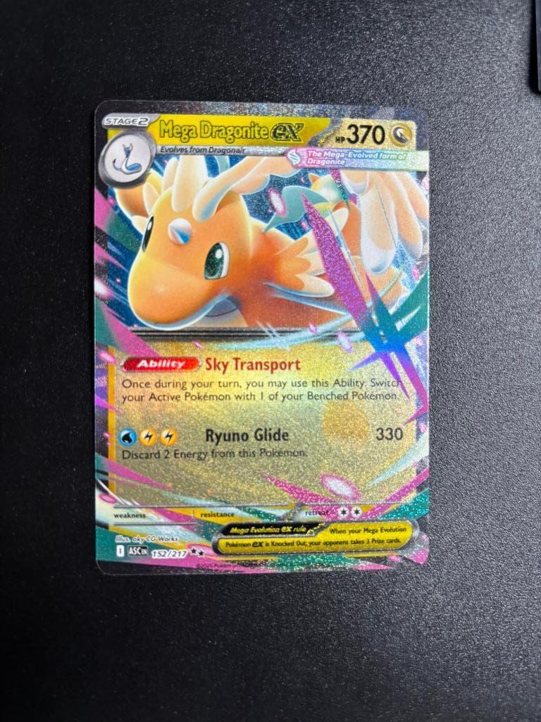 Mega Dragonite ex (ASC 152), Ophalen of Verzenden, Zo goed als nieuw