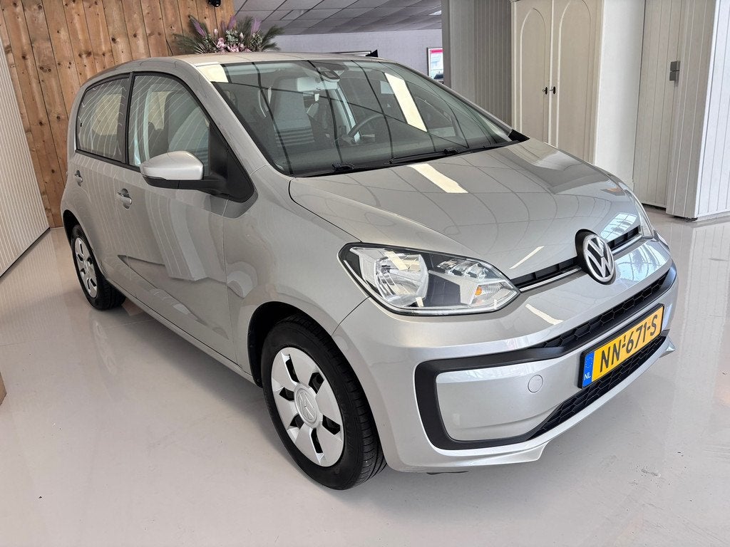 Volkswagen Up! 1.0 BMT move up! 5-deurs, airco, carplay, nap, Stof, Gebruikt, Origineel Nederlands, Handgeschakeld