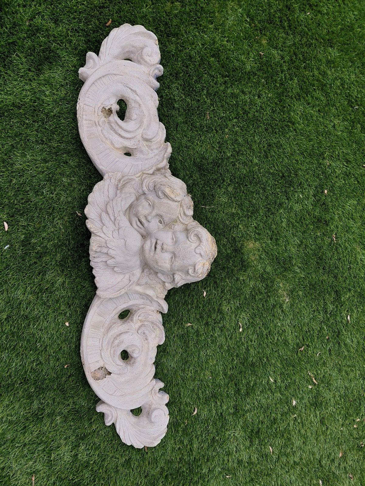 Oud engelenbeeld. Beton, Tuin en Terras, Tuinbeelden, Ophalen, Gebruikt, Beton, Engelenbeeld